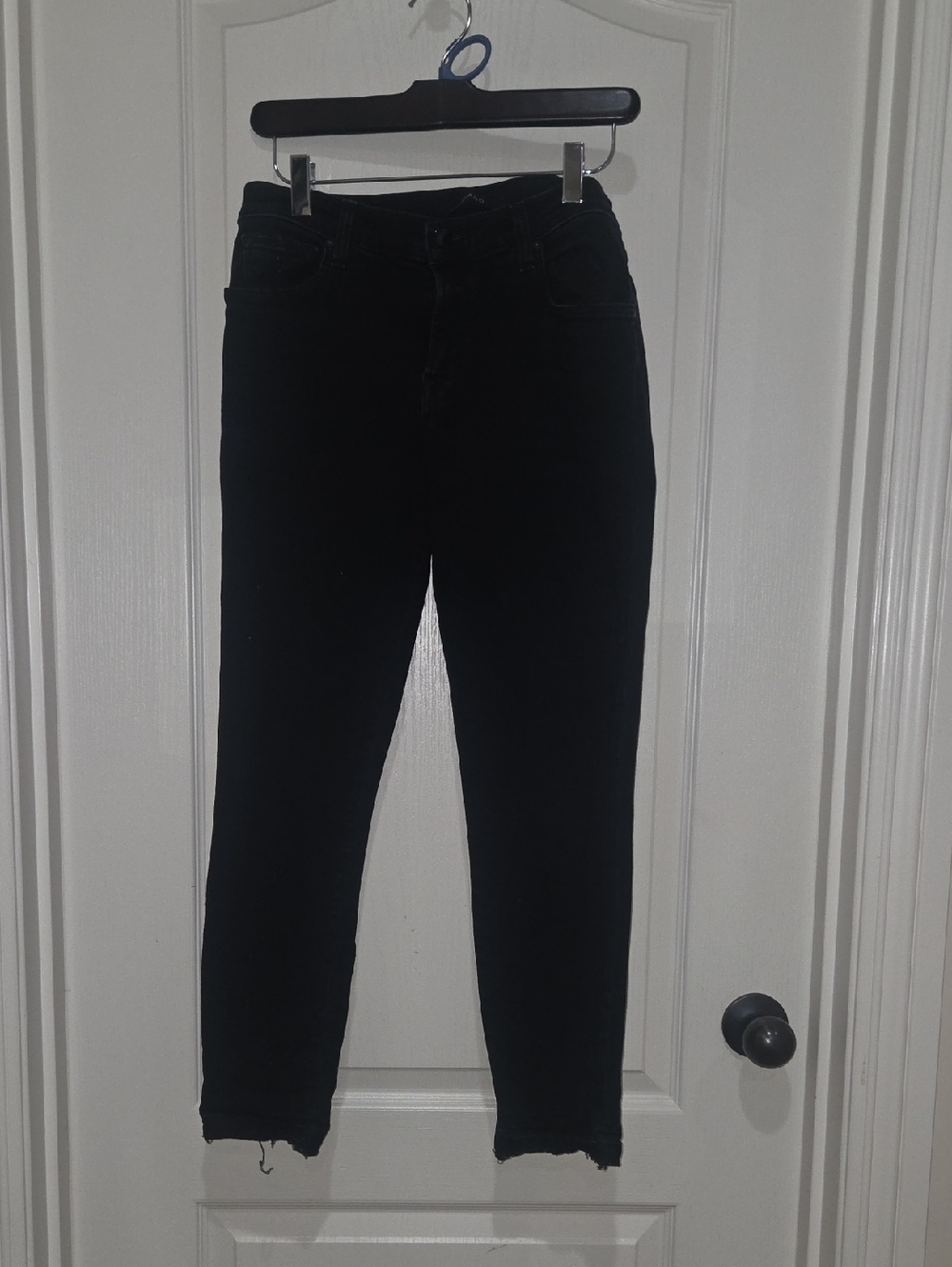 J Brand Black Cropped Ankle Skinny Jeans- Size 29